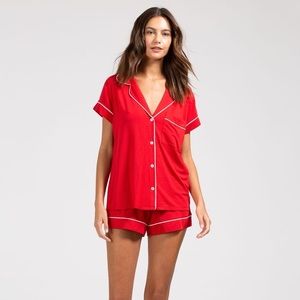 Eberjey Short Pajama Set in Red